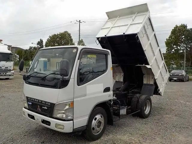 三菱 キャンター 小型 ダンプ 土砂禁 KK-FG70EB改の中古トラック画像1