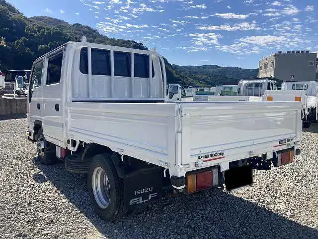 いすゞ エルフ 小型 平ボディ Wキャブ TRG-NJR85Aの中古トラック画像3