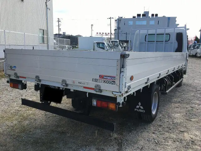 三菱 キャンター 小型 平ボディ 床鉄板 アルミブロックの中古トラック画像3