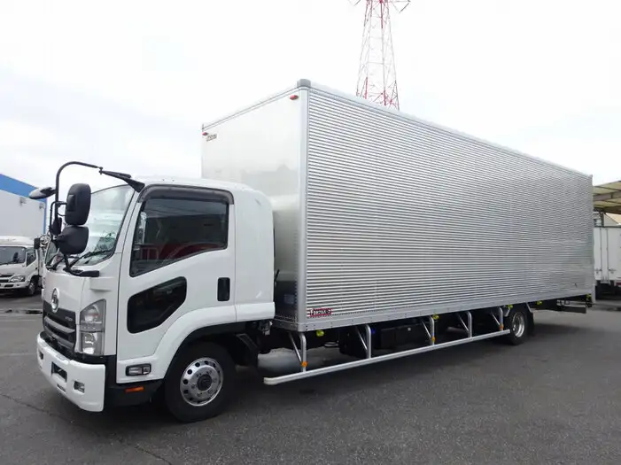 日産UD コンドル 中型/増トン アルミバン エアサス ベッドの中古トラック画像1