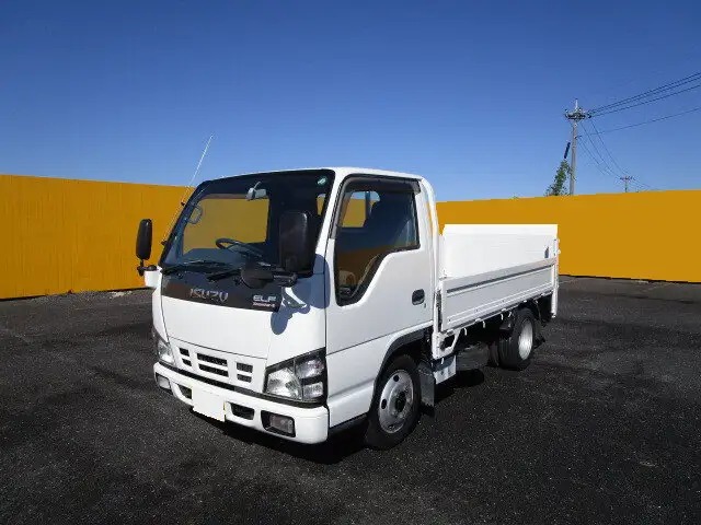 いすゞ エルフ 小型 平ボディ パワーゲート 床鉄板 の中古トラック【車両No.135061】