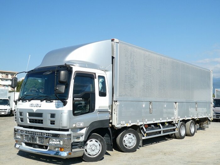 いすゞ ギガ 大型 ウイング PKG-CYJ77W8