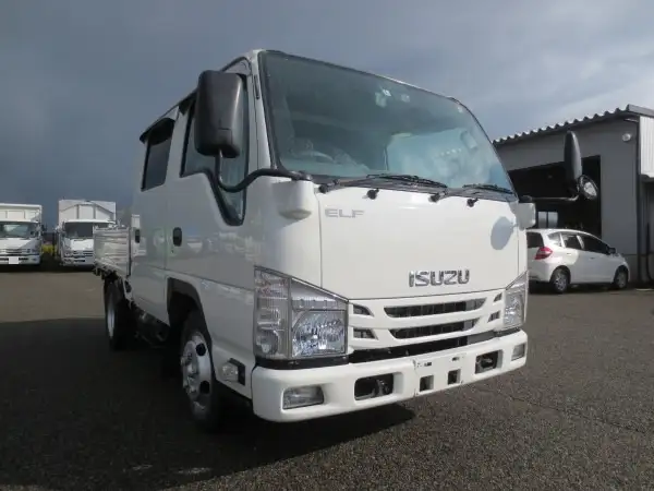 いすゞ エルフ 小型 平ボディ Wキャブ 床鉄板の中古トラック画像3