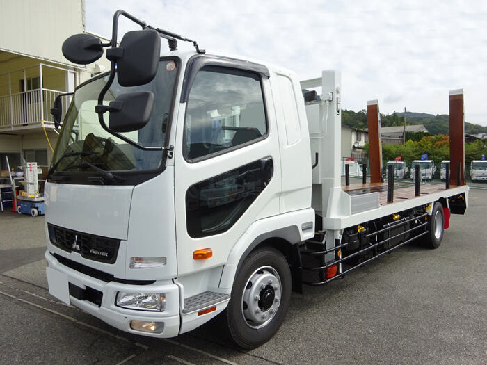 三菱 ファイター 中型/増トン 車両重機運搬 セルフローダー 2KG-FK62FZ