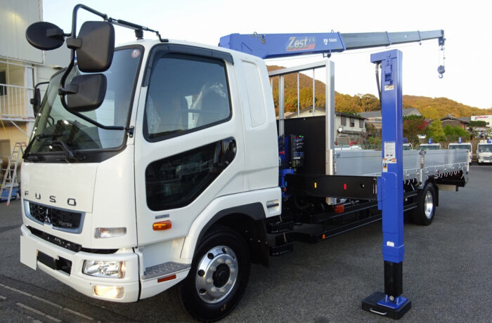 三菱 ファイター 中型/増トン 車両重機運搬 セルフローダー 2KG-FK62FZ