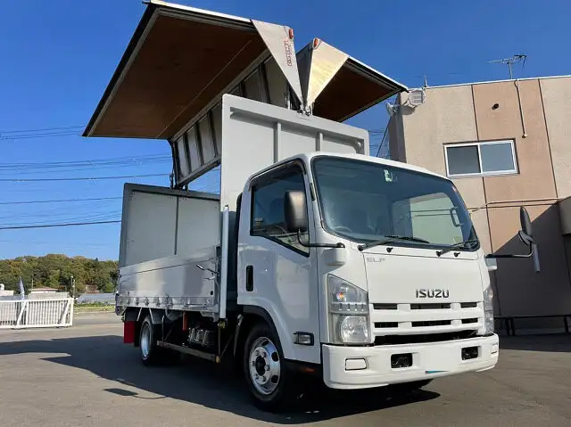 いすゞ エルフ 小型 ウイング TKG-NPR85AN H25の中古トラック画像9