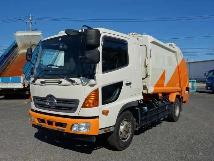 日野 レンジャー 中型/増トン パッカー車 プレス式 SKG-GD7JEAAの中古トラック画像1