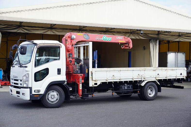 いすゞ ギガ 大型 平ボディ エアサス ベッド の中古トラック【車両No.104097】