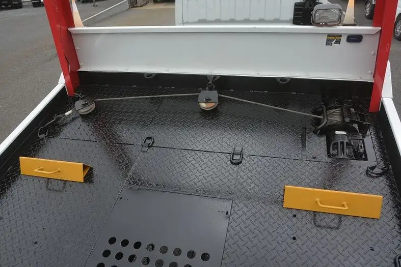 三菱 キャンター 小型 車両重機運搬 ラジコン ウインチの中古トラック画像6