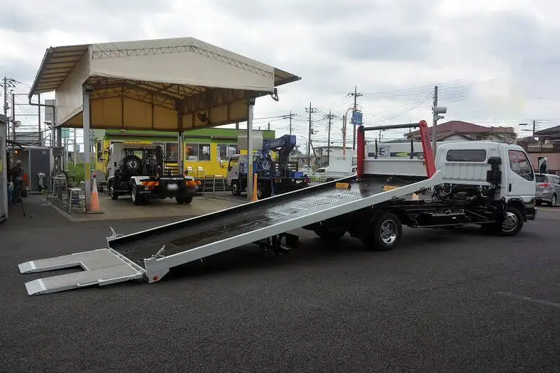 三菱 キャンター 小型 車両重機運搬 ラジコン ウインチの中古トラック画像4