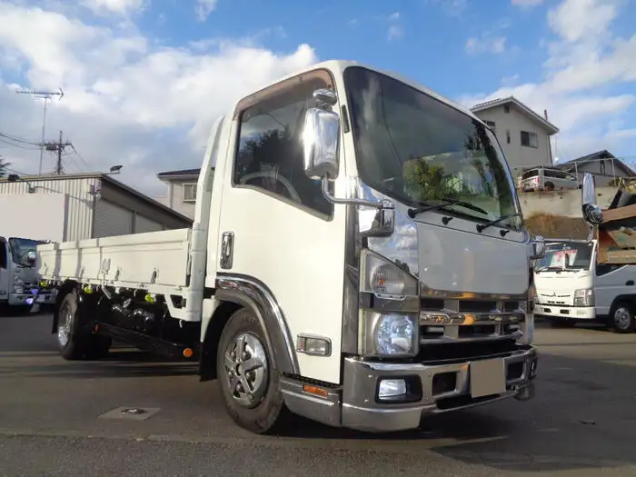 いすゞ エルフ 小型 平ボディ TKG-NMR85AR H25の中古トラック画像2