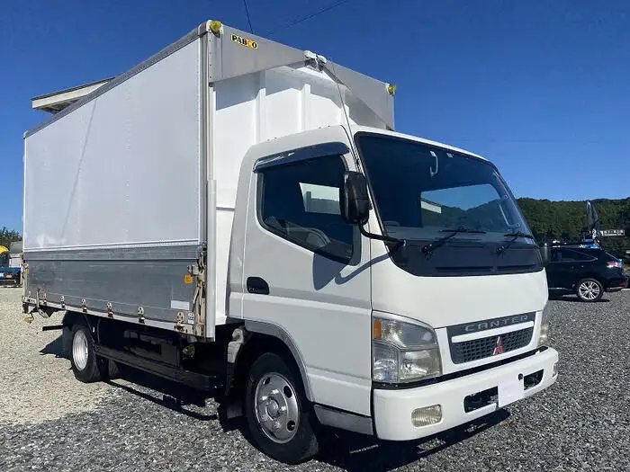 三菱 キャンター 小型 ウイング 床鉄板 KK-FE82EEVの中古トラック画像2