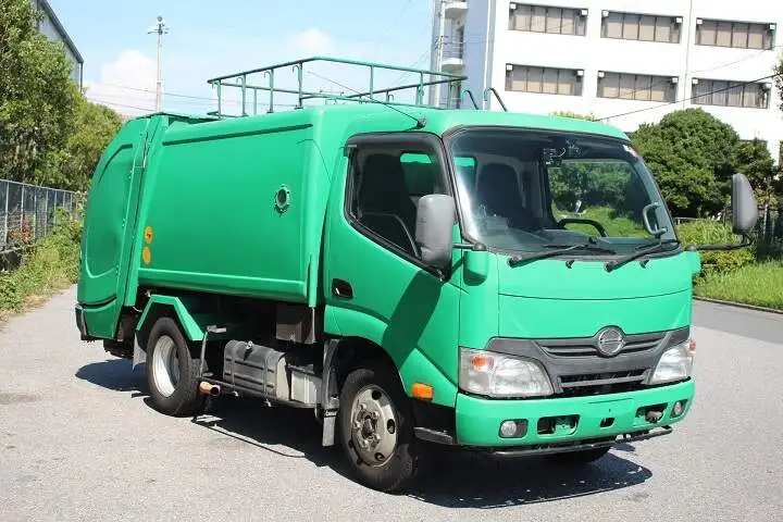 日野 デュトロ 小型 パッカー車 巻き込み式 回転ダンプ式の中古トラック画像2