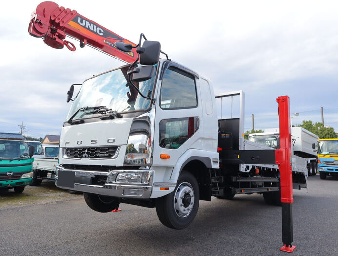 三菱 ファイター 中型/増トン 車両重機運搬 セルフローダー 2KG-FK62FZ