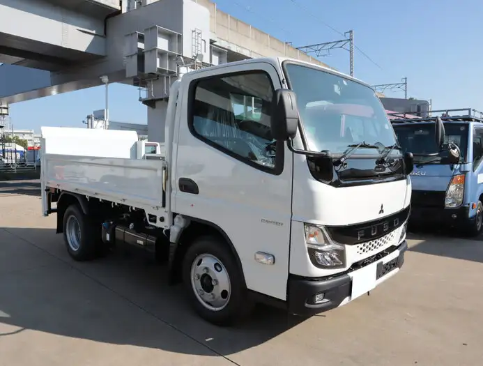 三菱 キャンター 小型 平ボディ パワーゲート 2RG-FBAV0の中古トラック画像2