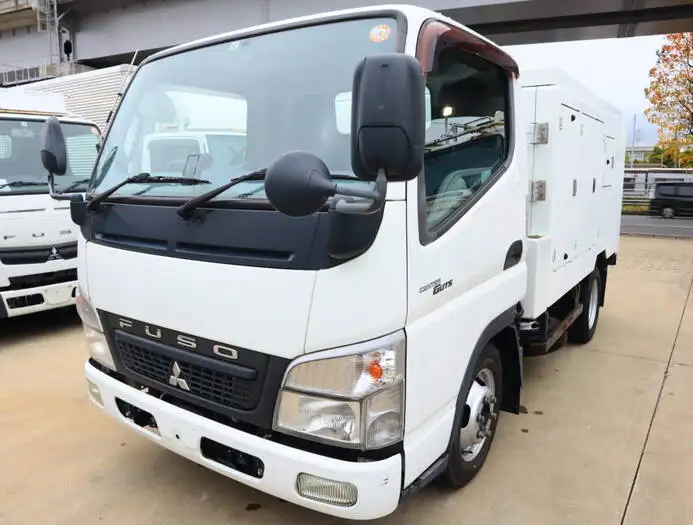 三菱 キャンター 小型 タンク車 高圧洗浄車 PDG-FB70Bの中古トラック画像1