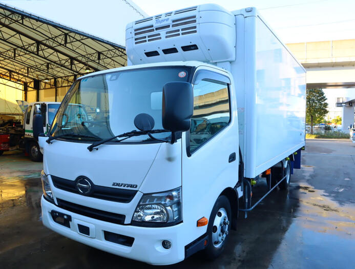日野 デュトロ 小型 冷凍冷蔵 超ロング TKG-XZU722M