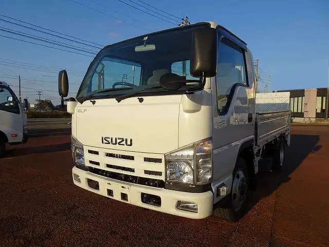 いすゞ エルフ 小型 平ボディ パワーゲート TKG-NHS85Aの中古トラック画像1