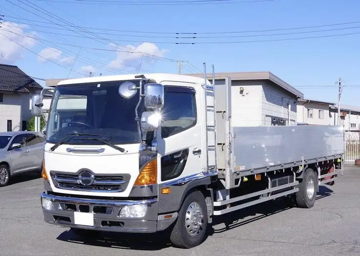 日野 レンジャー 中型/増トン 平ボディ 床鉄板 アルミブロック の中古トラック【車両No.136429】