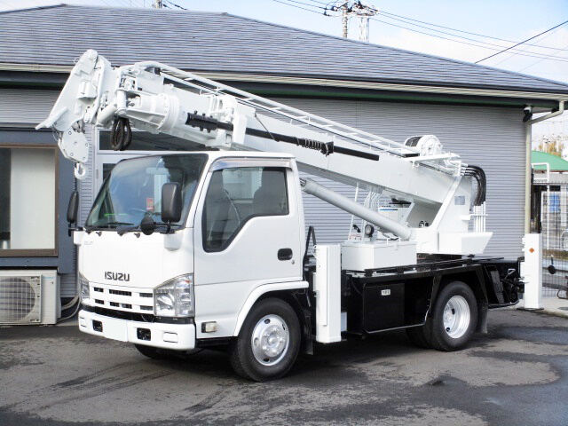いすゞ エルフ 小型 高所・建柱車 高所作業車 TKG-NKR85N