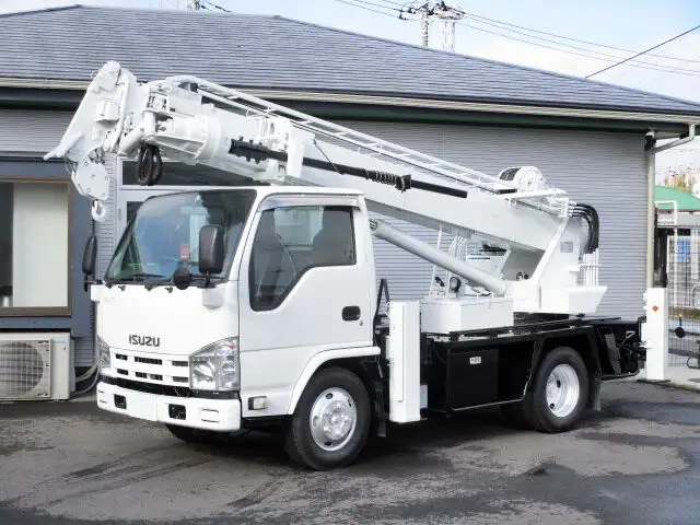 いすゞ エルフ 小型 高所・建柱車 高所作業車 TKG-NKR85Nの中古トラック画像1