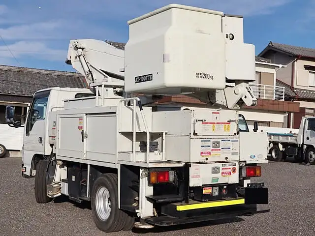 いすゞ エルフ 小型 高所・建柱車 高所作業車 電工仕様の中古トラック画像4