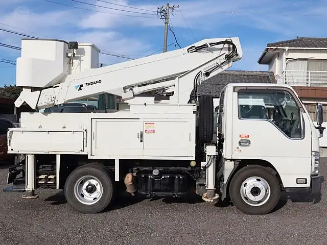 いすゞ エルフ 小型 高所・建柱車 高所作業車 電工仕様の中古トラック画像5