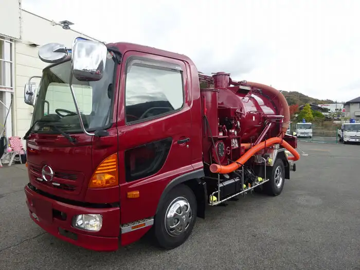 日野 レンジャー 中型/増トン タンク車 汚泥吸引車 SDG-FC7JDAAの中古トラック画像1