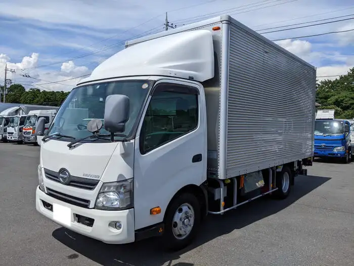 日野 デュトロ 小型 アルミバン パワーゲート TKG-XZU710Mの中古トラック画像1