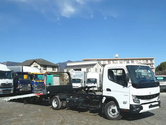 三菱 キャンター 小型 車両重機運搬 ラジコン ウインチの中古トラック画像3