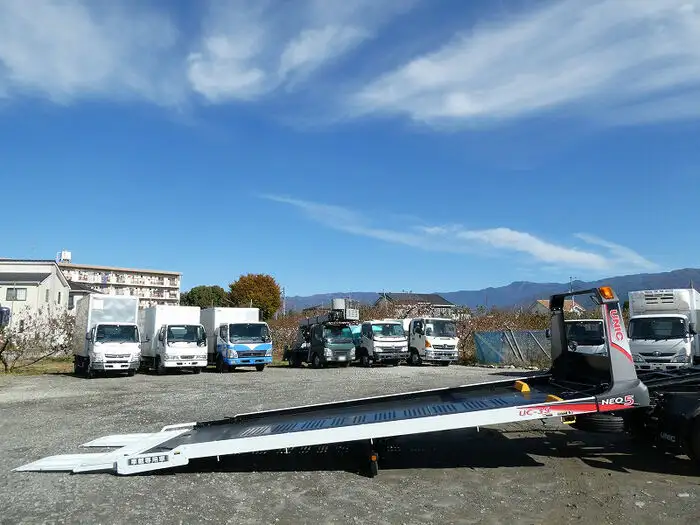 三菱 キャンター 小型 車両重機運搬 ラジコン ウインチの中古トラック画像5