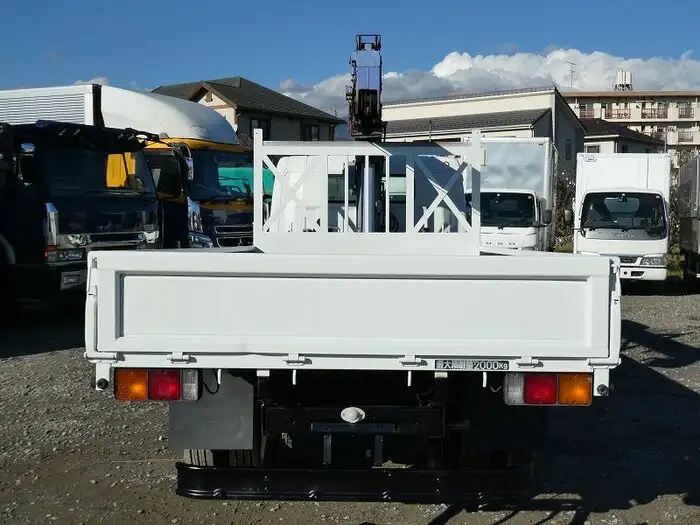 三菱 キャンター 小型 クレーン付 床鉄板 4段の中古トラック画像5