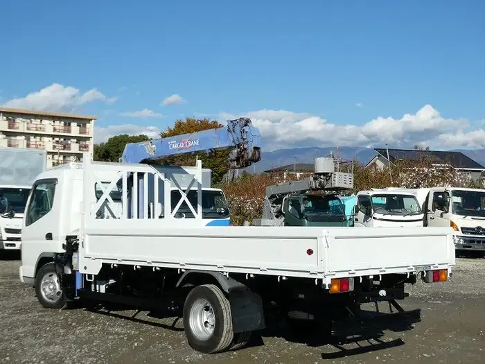 三菱 キャンター 小型 クレーン付 床鉄板 4段の中古トラック画像7