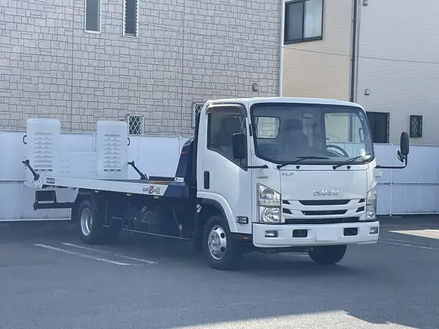 いすゞ エルフ 小型 車両重機運搬 ウインチ TPG-NPS85ANの中古トラック画像2