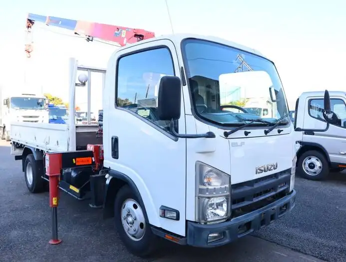 いすゞ エルフ 小型 クレーン付 3段 ラジコンの中古トラック画像2
