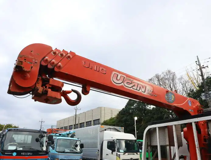 いすゞ エルフ 小型 クレーン付 床鉄板 4段の中古トラック画像8