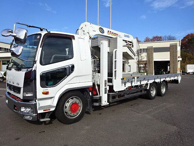 三菱 ファイター 中型/増トン 車両重機運搬 セーフティーローダー QDG-FQ62F