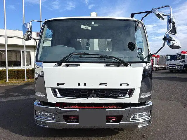 三菱 ファイター 中型/増トン 車両重機運搬 3段クレーン ウインチの中古トラック画像2
