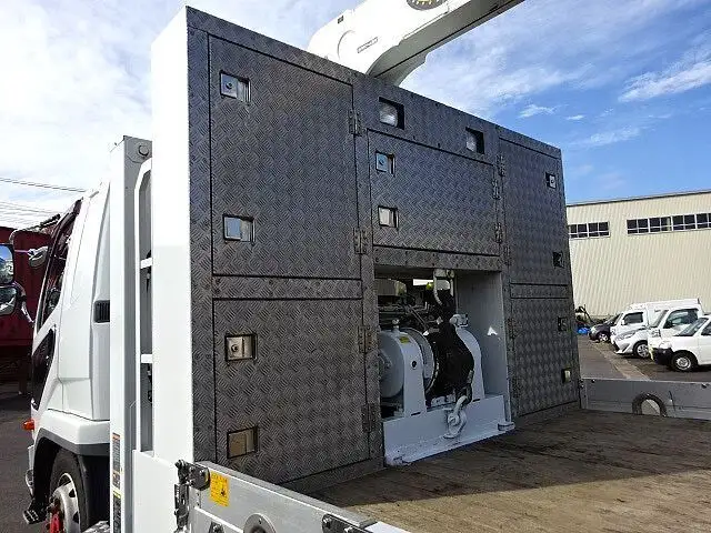 三菱 ファイター 中型/増トン 車両重機運搬 3段クレーン ウインチの中古トラック画像10
