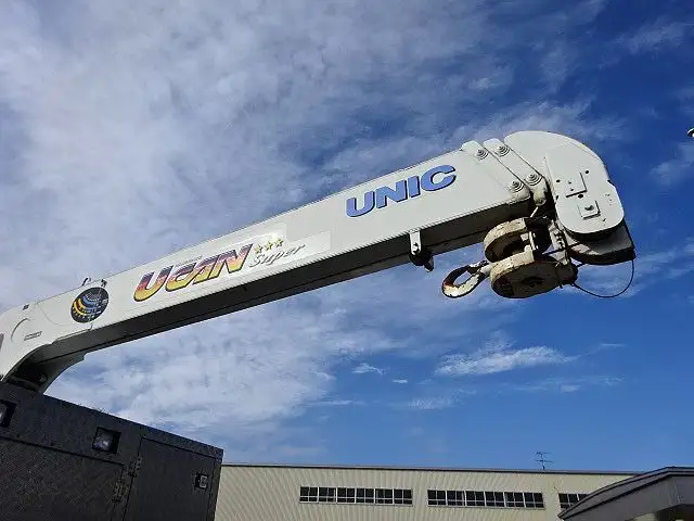 三菱 ファイター 中型/増トン 車両重機運搬 3段クレーン ウインチの中古トラック画像15