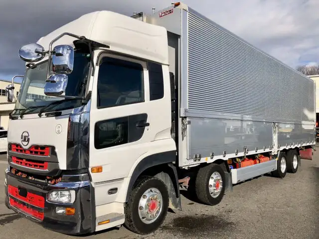 日産UD クオン 大型 ウイング ハイルーフ エアサスの中古トラック画像1