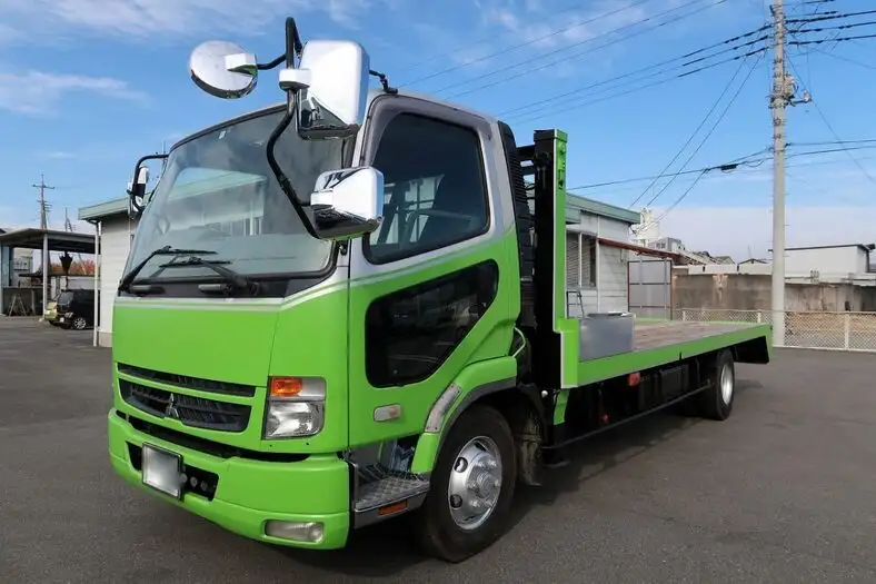 三菱 ファイター 中型/増トン 車両重機運搬 ウインチ PA-FK71Dの中古トラック画像2