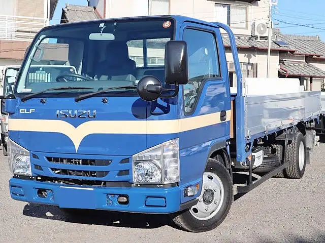 いすゞ エルフ 小型 平ボディ パワーゲート 床鉄板 の中古トラック【車両No.136984】