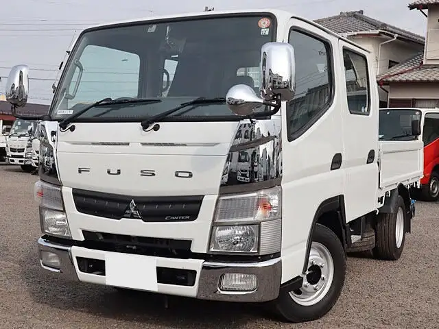 三菱 キャンター 小型 平ボディ Wキャブ TPG-FBA00の中古トラック画像1