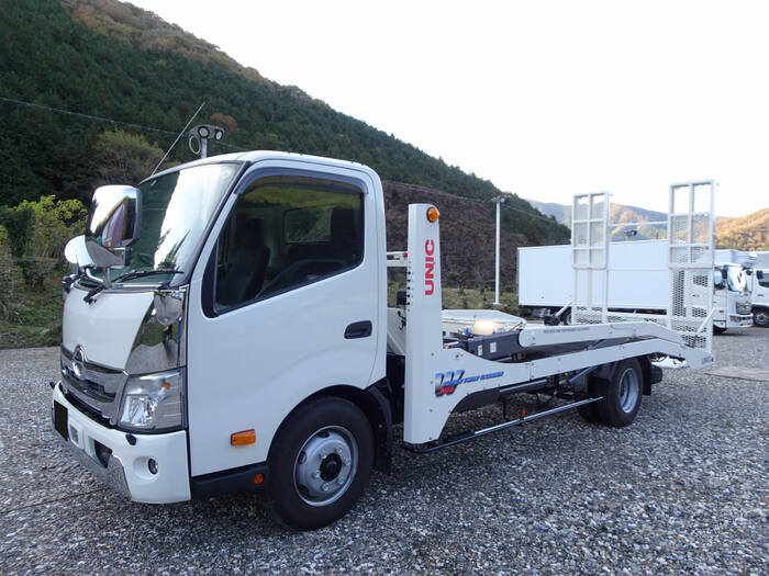 日野 デュトロ 小型 車両重機運搬 キャリアカー 2KG-XZU720M