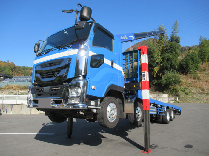 いすゞ ギガ 大型 車両重機運搬 セルフローダー QKG-CYH77B