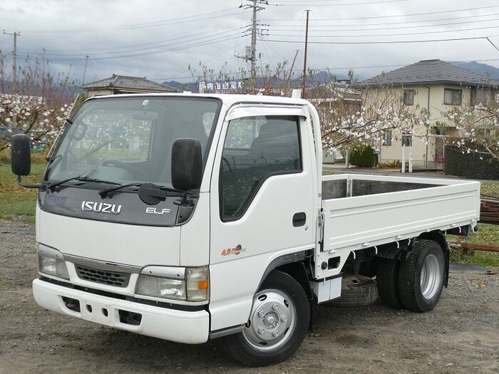いすゞ エルフ 小型 平ボディ 10尺 KR-NKR81E