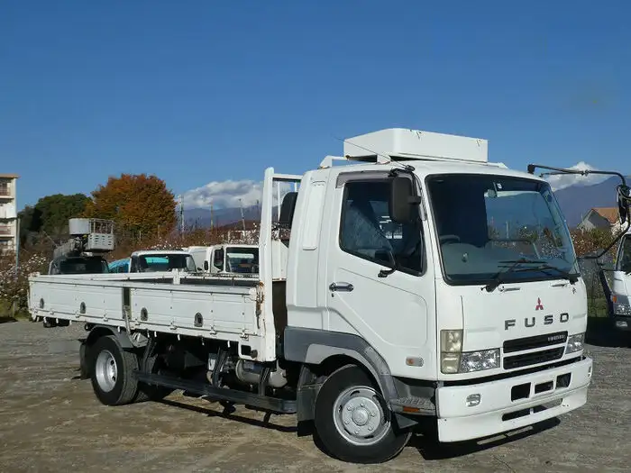 三菱 ファイター 中型/増トン 平ボディ 床鉄板 ベッドの中古トラック画像2