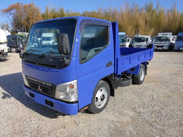 三菱 キャンター 小型 ダンプ PA-FE71DBD H18の中古トラック画像1