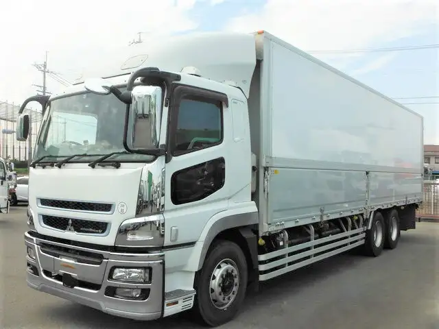 三菱 スーパーグレート 大型 ウイング エアサス ベッド の中古トラック【車両No.137527】
